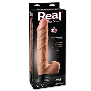Vibratore Real Feel con Venature Realistiche e Base a Ventosa